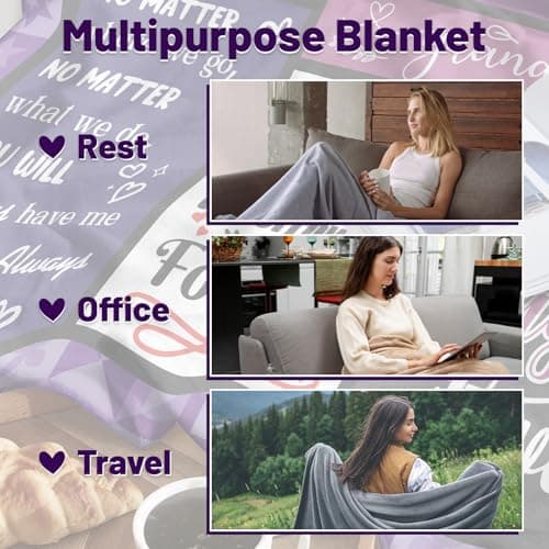 CSSGUOTOU Grandma Gifts, Gifts for Grandma Throw Blanket 150x130cm — view 6