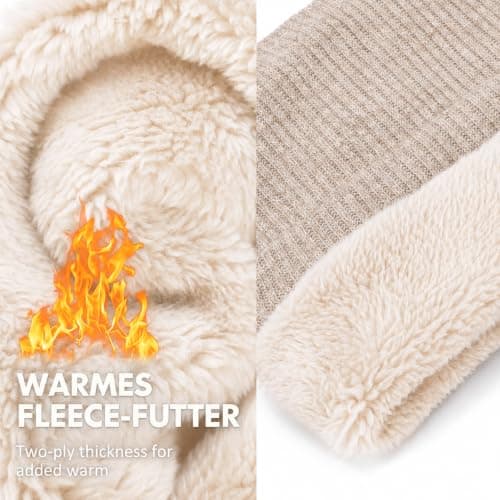 I Kua Fly Snoods for Men Women Unisex Winter Neck Warmer Knitted Scarf — view 2