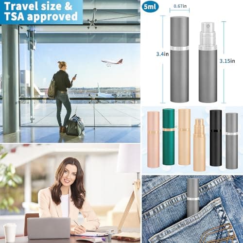 5ml 1-Pack Travel Refillable Perfume Atomiser Bottle, Perfume Refill Bottle — view 5