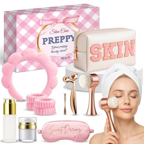 Skin care gift sets for women, preppy skin care for teenage girls, skincare gift set for women, korean skincare set for teenagers girls, beauty gifts sets for women, preppy stuff for girl, KS LUX