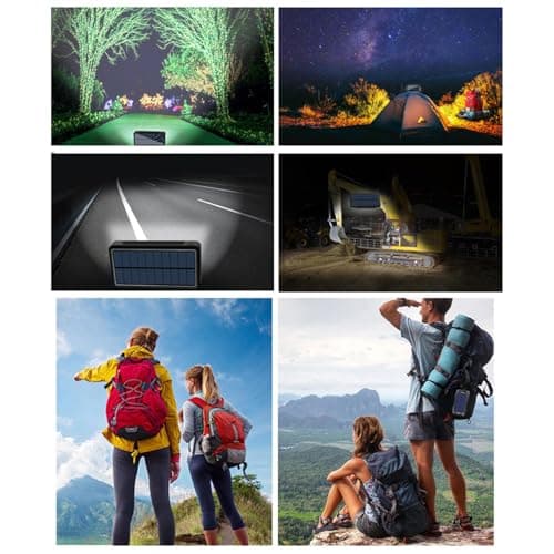 Solar Power Bank 20000mAh Waterproof Battery Pack Built-in LED Flashlight — view 4