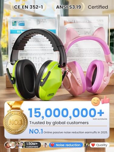 Dr.meter Ear Defenders Children SNR 27.4dB for Autism, Sensory Needs — view 6