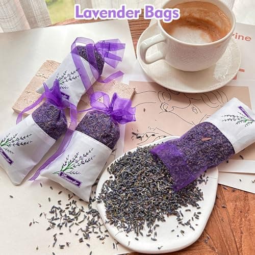 YHTCC 10Pcs Lavender Bags Empty for Wardrobes Storage Scented — view 4