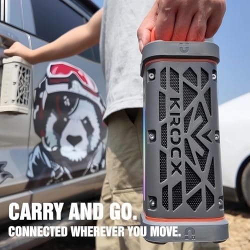 TRAVOR Magnetic Bluetooth Speaker, Aluminium Outdoor Speaker for Camping — view 5
