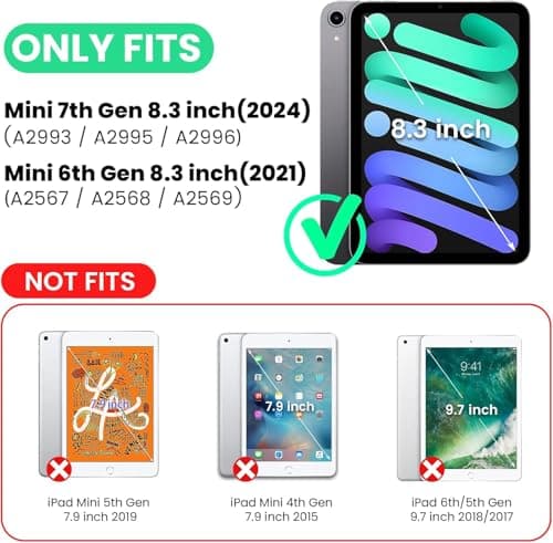 Kids Case for iPad mini A17 Pro 7th Gen/6th Gen (2024/2021) 8.3-inch — view 2