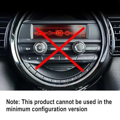 ANZIWU Mobile Phone Holder for Mini Cooper, Central Control Screen Dedicated Navigation Phone Holder Cradle for S Jcw One F54 F55 F56 F57 F60 (black) — view 5