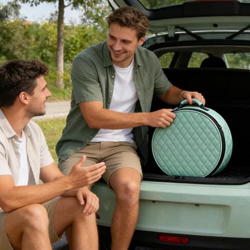 Vehicle Charging Cord Bag Trunk Organization — view 3