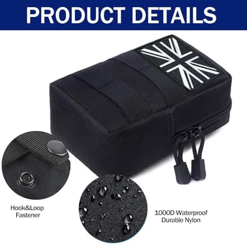 Multipurpose Tactical Molle Pouch Utility Belt Pouch Military Army — view 3