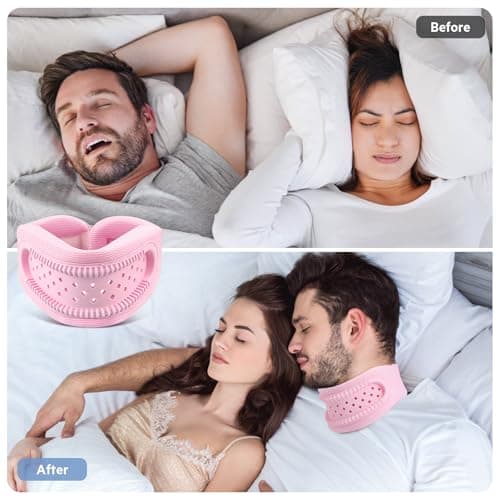 Yirochan Neck Brace for Neck Pain and Support - Silicone Foam Cervicorrect Neck Brace, Adjustable Neck Support Brace Breathable Cervical Collar for Sleeping Relieving Spinal Pain and Pressure (Pink) — view 6