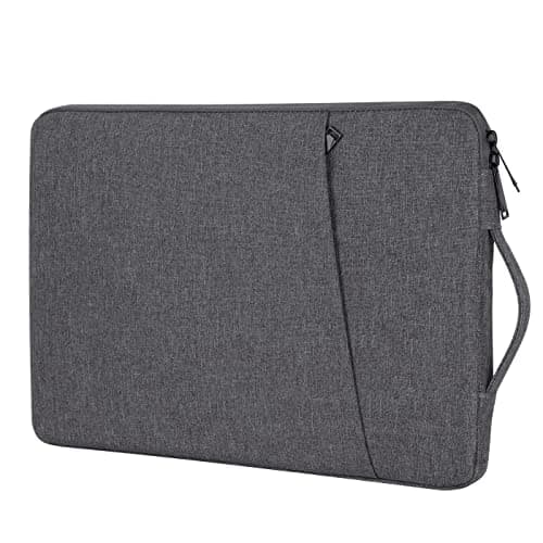Chelory 14 Inch Laptop Sleeve Case for 13 Inch MacBook Air 14 Inch MacBook Pro, 13 13.3 13.6 Inch Notebook Ultrabook Computer Bag Tablet iPad Shockproof Protective Cover with Handle, Dark Gray