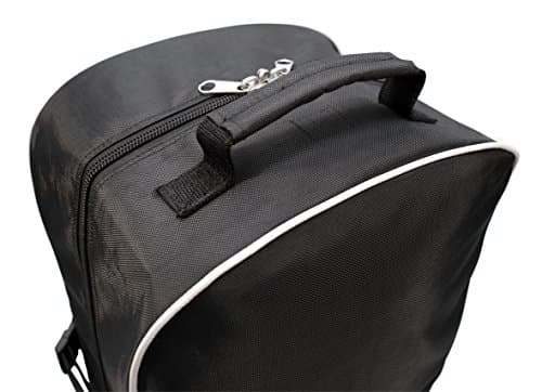 Ben Sayers Golf Travel Flight Bag Cover with Wheels | Durable Padded Case for Clubs | Easy Carry or Wheeled Rolling | Black — view 2