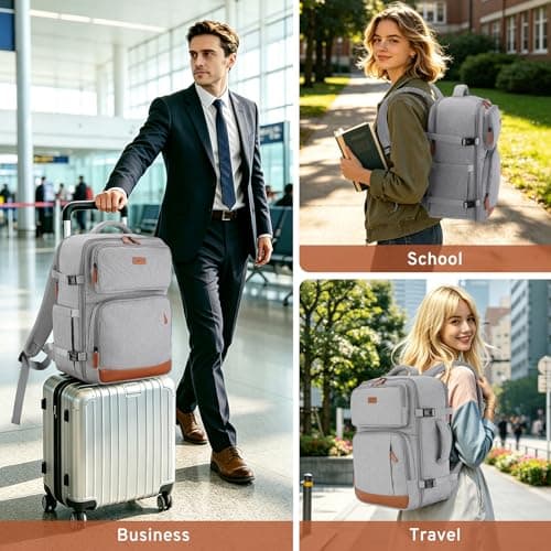 ZOMFELT Ryanair Cabin Bags 40x30x20, 24L Travel Backpack Underseat — view 6