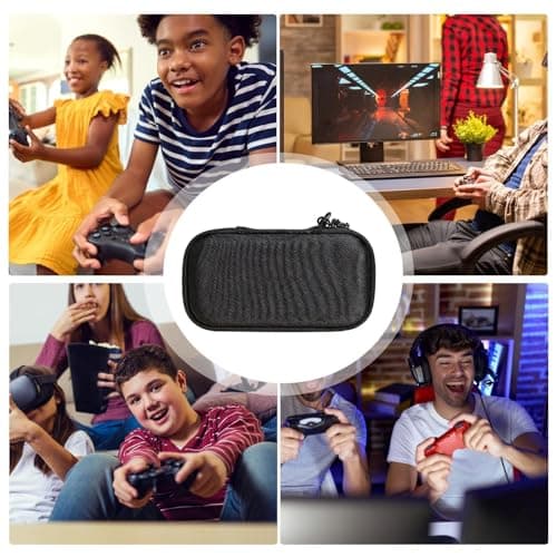 Console - EVA, 12cm Portable Handheld, Dustproof Shockproof | Hard-Pack Storage Design, Compact Retro Game Player for Kids Adults Travel Use Entertainment — view 5
