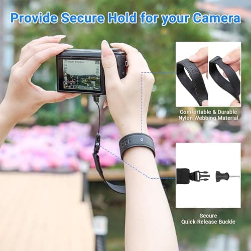 Camera Hand Strap Adjustable Hand Wrist Strap for Mini EVO Pocket 4 4P — view 4