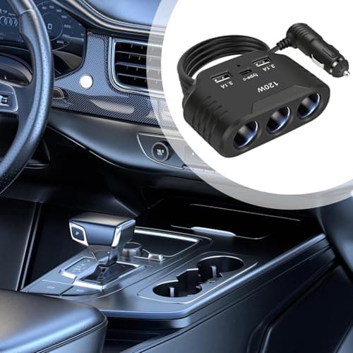 120W USB C Car Charger, Car Phone Charger, Fast Charge USB Car Charger, Fast Charge Adapter Effective for All Vehicles, and Travel — view 4
