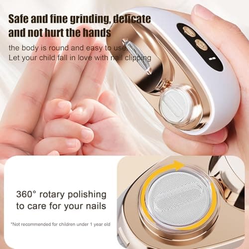 Electric Nail Clipper Three-Speed Rechargeable Manicure Tool — view 3