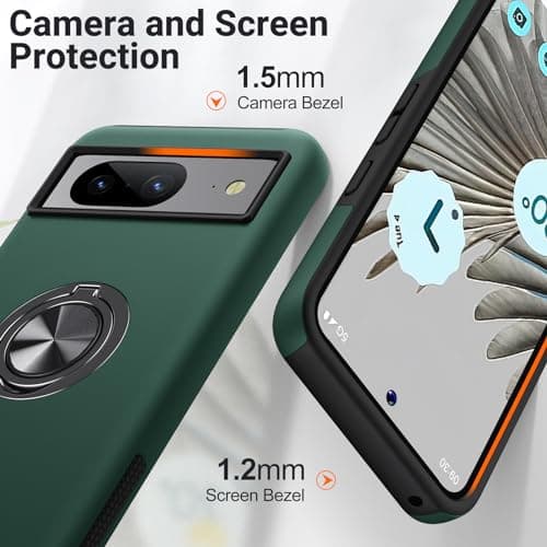 AOUIA for Google Pixel 8 Case Ring Holder Stand Shockproof Phone Case — view 5