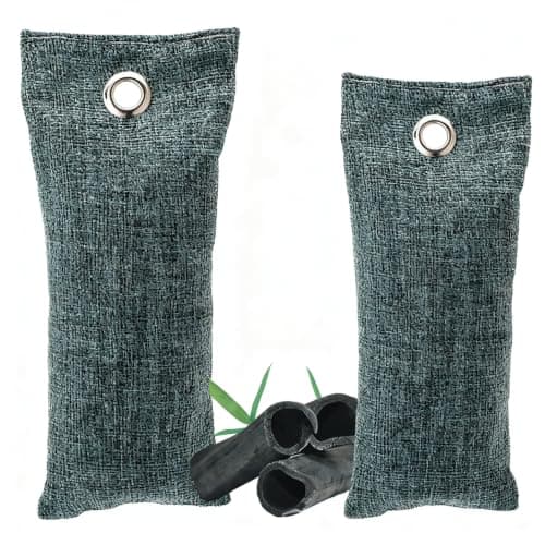 Zambuph Bamboo Charcoal Shoe Deodorizer Bag Moisture,75g,ink blue — view 2