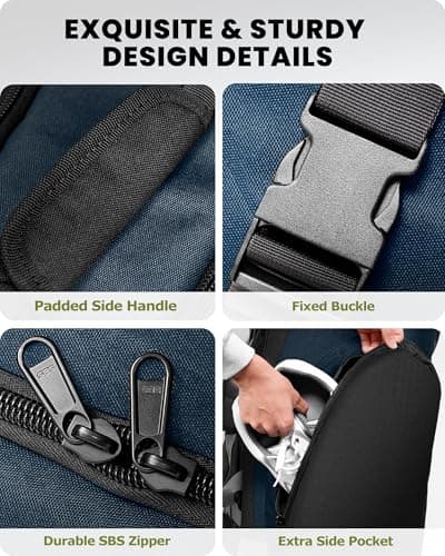 OutdoorMaster Padded Golf Travel Bag with Reinforced Wheels — view 6