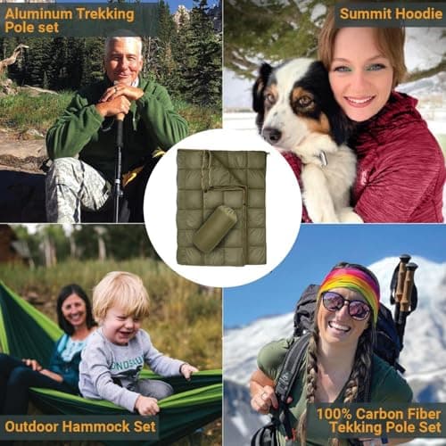 Packable Down Camping Blanket Packable Portable Down Filled Camping Quilt — view 4
