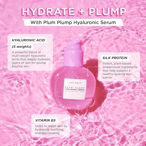 Glow Recipe Dewy Babies Travel Skincare Set - Plum Plump Hyaluronic Acid Serum + Dewy Flush Tinted Blush Drops + Pink Juice Face Moisturizer + Bronzing Hue Drops + Ultra Fine Facial Mist (5 Count) — view 3