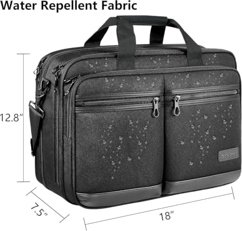 KROSER Laptop Bag Stylish Laptop Briefcase Shoulder Messenger Computer Bag — view 4
