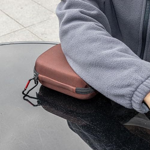 CaeorKvor Heavy Duty Headphone Travel Case Organiser Bag Design with Shock Absorbing Shell and Soft Interior Space Headphone Storage Bag — view 5