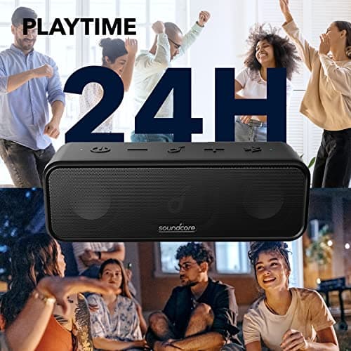 soundcore Anker 3 Bluetooth Speaker with Stereo Sound, Titanium Drivers — view 3