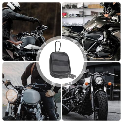 Generisch Motorcycle Tank Bag, Waterproof Storage Bag, Magnetic Riding Pack — view 5
