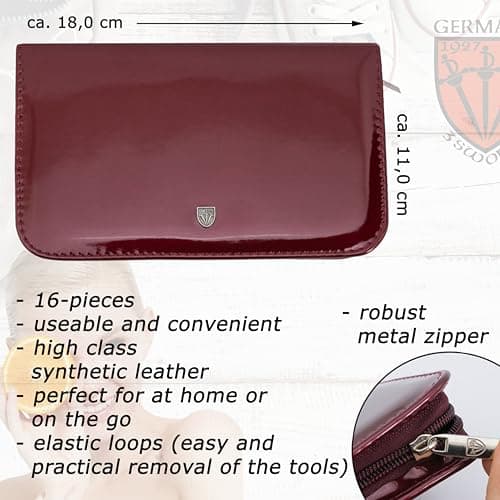 3 Swords Germany Exclusive 16-Piece MANICURE - PEDICURE - GROOMING - NAIL CARE set/kit/case - Brand quality since 1927 — view 3