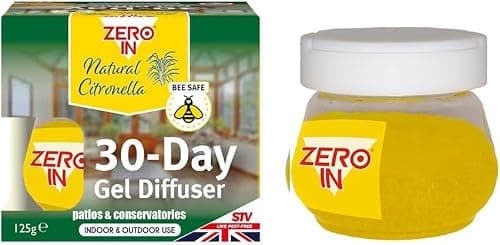 Zero In 30-Day Insect Repellent Gel Diffuser - 2 Pack - Natural Citronella Diffuser, Biting Insect & Mosquito Repellent, Bee Safe - Indoor and Outdoor Use, Travel Size — view 5