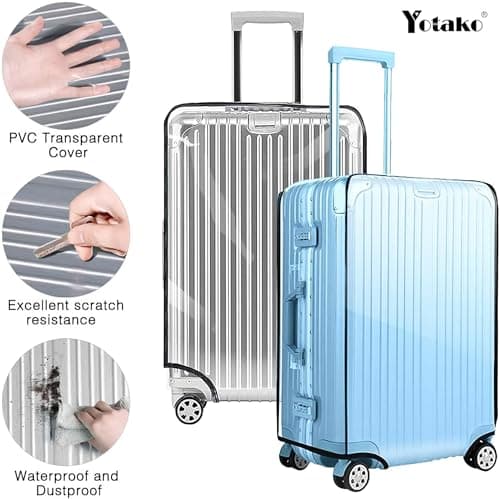 Yotako Clear PVC Suitcase Covers Protectors 28 Inch Luggage Cover — view 6