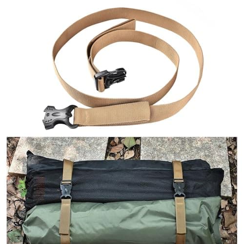 QUILSTM Robust Nylon Bed Roll Sleeping Bag Suitcase Camping Straps Ensuring — view 5