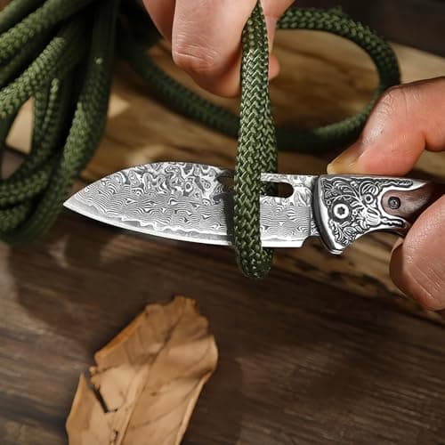 Pocket Folding Knife Camping Accessories,Pocket Multitool Equipped with a Screwdriver,Gadgets for Outdoor Camping, DIY, Gift for Men — view 3