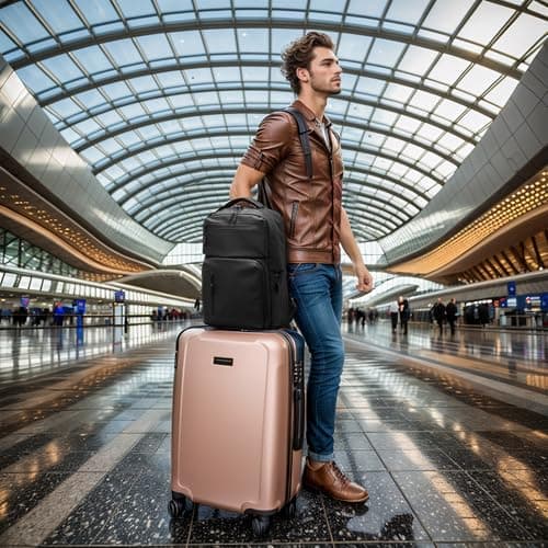 SUIKIHUM Laptop Backpack for Men,Flight Approve Daypack Anti-Theft Rucksack — view 6