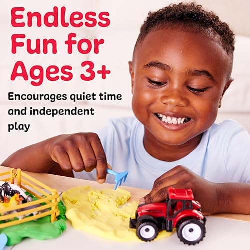Creativity for Kids Farm Sensory Toys: 11-Piece Set for Toddlers 3-4, Pretend Play Farm Animals & Cloud Clay — view 5