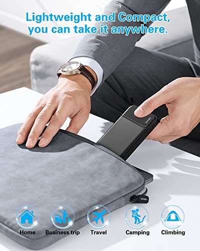 AsperX Power Bank Portable Charger Fast Charging 10000mAh — view 6