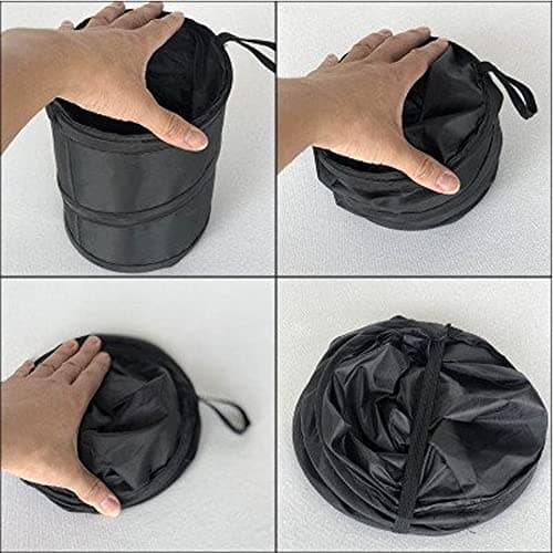 plastific Collapsible Car Trash Bin Leakproof Foldable Vehicle Storage Bin — view 5