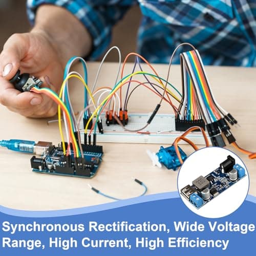 2Pack 24V/12V to 5V 5A Power Buck Converter 12V to 5V DC-DC Power Down — view 5
