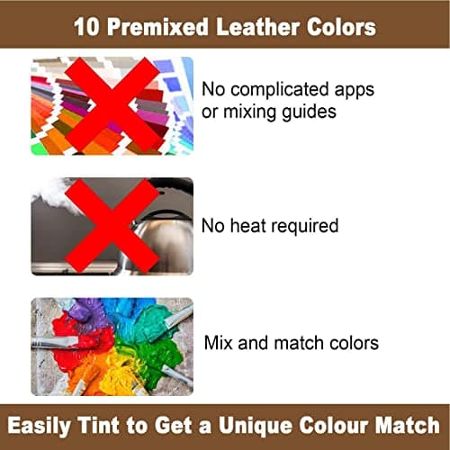 20ml Vinyl Repair Kit, Leather Repair Cream, Leather Recoloring Balm, Advanced Leather Repair Gel, Leather Scratch Repair Paste, Leather Restorer, For Sofas, Car Seats, Furniture, Chairs Of Leather — view 5
