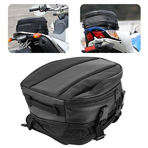 Joyzan Motorcycle Tail Bag, 14x24x9cm 7.5L-10L Motorbike Rear Seat Bag — view 2