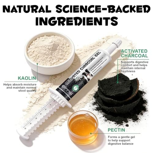 Activated Charcoal for Dogs & Cats | Dog First Aid Kit Essential | Emergency Rescue Remedy| Ready-to-Use Paste (1 Tube (1 FL.OZ)) — view 3