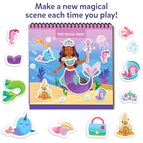 Skillmatics Peelies – Unicorns & Princesses, Reusable Sticker Activity Book — view 6