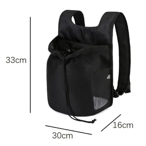 Puppy Cat Carrier Backpack Portable Pet Travel Bag for Cats and Small Dogs Breathable Mesh Pet Carrier Backpack for Hiking Traveling Shopping Outside Activities — view 4