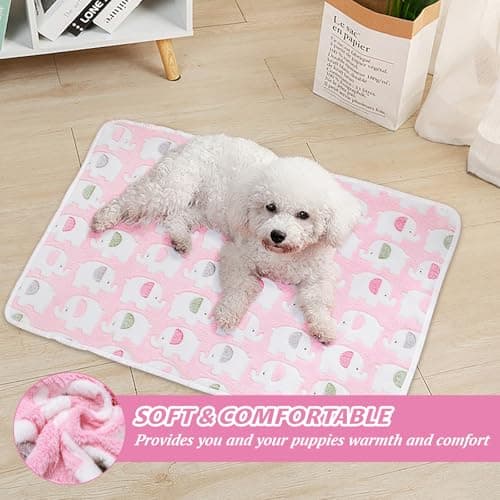 3 Pack Super Soft Pet Blankets - 60x40 cm Fluffy Fleece Throws for Cats & Small Dogs - Machine Washable, Warm & Cozy for Beds, Sofas, Car Seats, Crates & Travel - Furniture Protector & Comfort Blanket — view 2