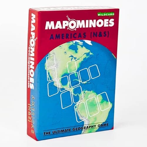 MAPOMINOES AMERICAS (NORTH & SOUTH) Geography Travel Game for Adults & Kids — view 4