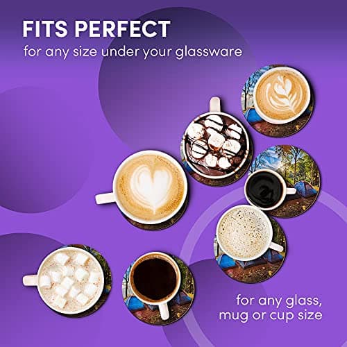 2 x Eco Boxed Cork Coasters - Camping Family Tent Camp Site Drink Cup Mug Glass Table Mat #16470 — view 6