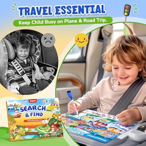 JoyCat Search & Find Activity Books, Preschool Learning Activities for 3-8 — view 3