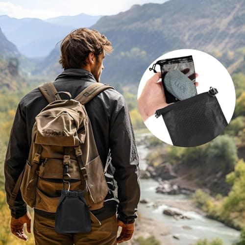 SHYSBV 2 Pack Travel Soap Bag Waterproof Leakproof, Black — view 6