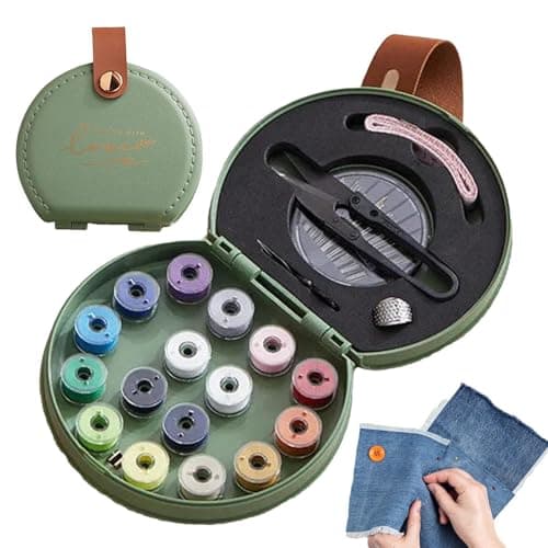 Sewing Kit - Double Layer Yarn Bag | Home Sewing Kit - For Beginners, Handmade, Dress Repair, Wedding, Jeans, Denim, Quilting, Fabrics, Knitting, Crochet, Yarn, Upholstery, Beading and Embroidery — view 6